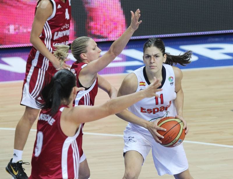 Basketball. Eurobasket Women 2011. Spain - Latvia. 24.06.2011