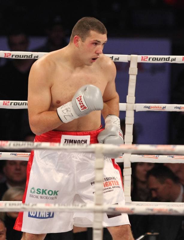 Boxing. Wojak Boxing Night. Krzysztof Zimnoch - Sebastian Tuchscher. 15.10.2011