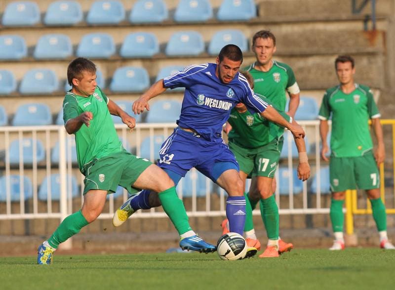 Football. Sparing. Ruch Chorzow - Karpaty Lwow. 06.07.2012