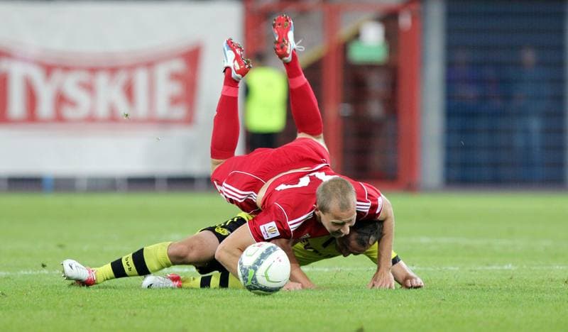 Football. Sparing. Piast Gliwice - Borussia Dortmund U-23. 06.09.2012