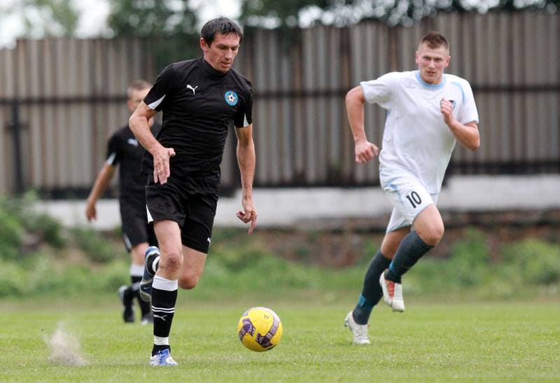 Football. Polish Cup. Naprzod Lipiny - Reprezentacja Slaskich Oldboyow. 22.08.2014