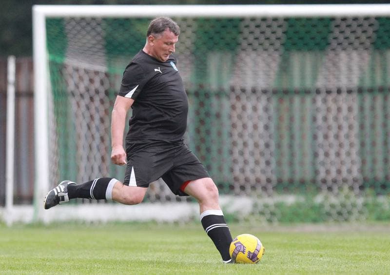Football. Polish Cup. Naprzod Lipiny - Reprezentacja Slaskich Oldboyow. 22.08.2014