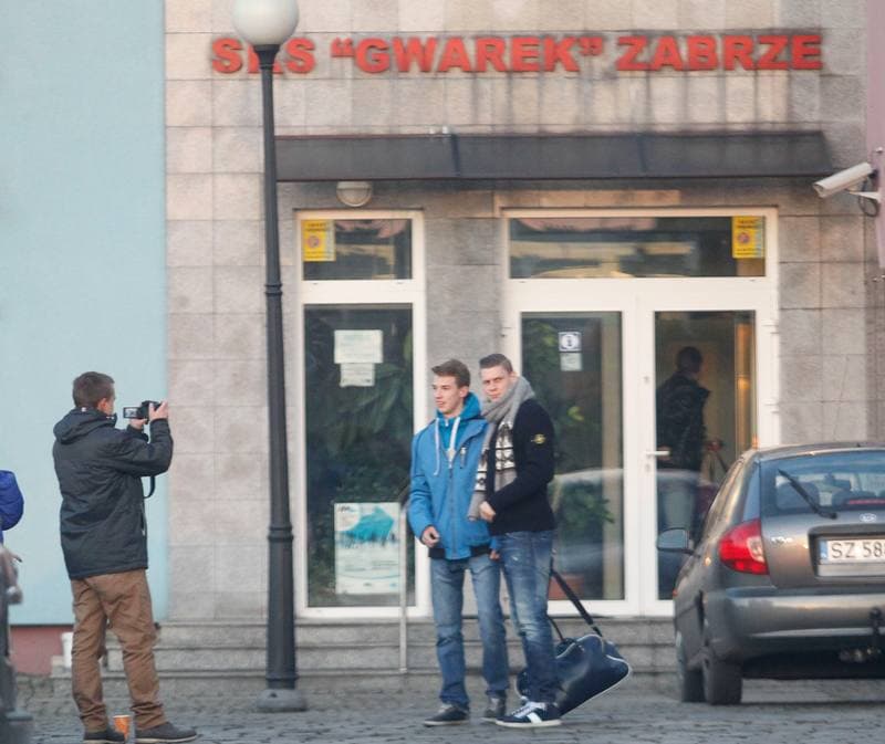 Football. Gwarek Zabrze. Training. 22.12.2013