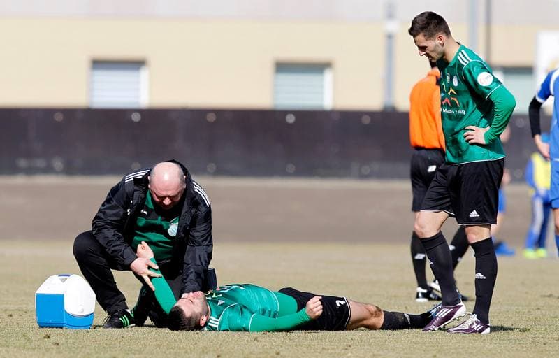 Football. Sparing. Energetyk ROW Rybnik - Rakow Czestochowa. 01.03.2014
