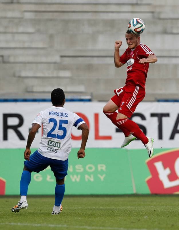 Football. T-Mobile Ekstraklasa. Gornik Zabrze - Lech Poznan. 21.07.2014