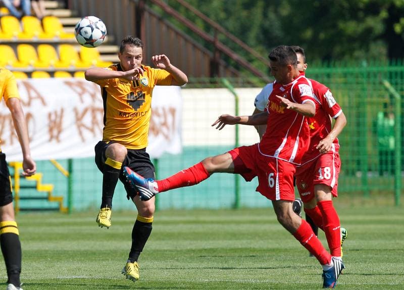 Football. I Liga. GKS Katowice - Widzew Lodz. 02.08.2014