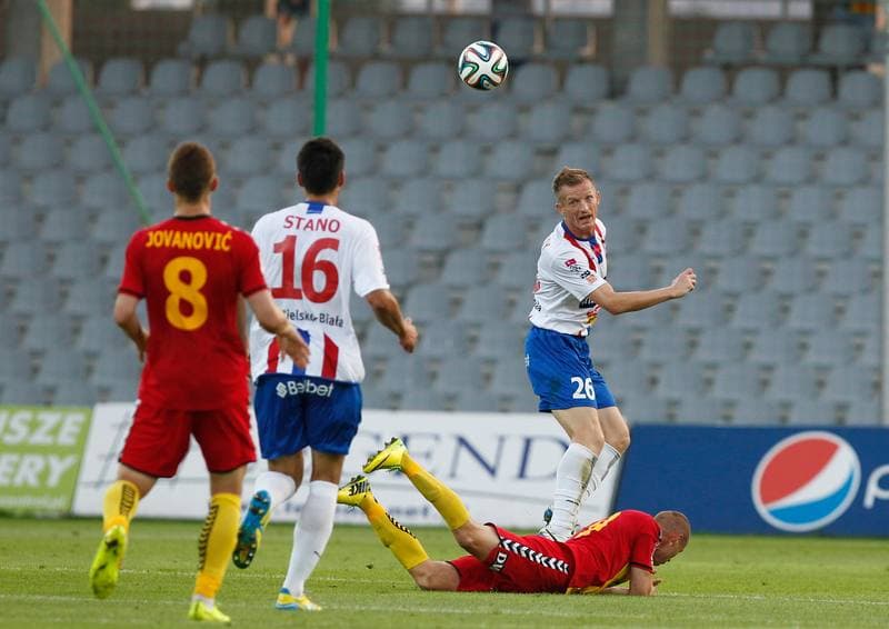 Football. T-Mobile Ekstraklasa. Korona Kielce - Podbeskidzie Bielsko Biala. 15.09.2014