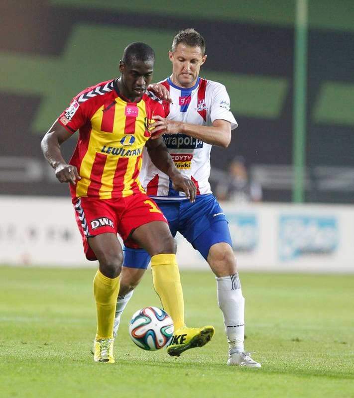 Football. T-Mobile Ekstraklasa. Korona Kielce - Podbeskidzie Bielsko Biala. 15.09.2014