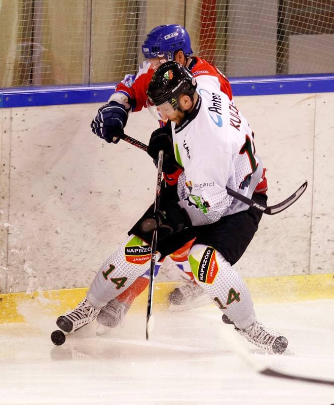 Ice Hockey. Polska Hokej Liga. Naprzod Janow - Polonia Bytom. 09.10.2014