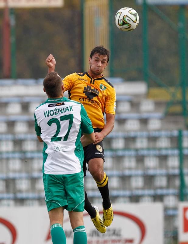 Football. I Liga. Olimpia Grudziadz - GKS Katowice. 11.10.2014