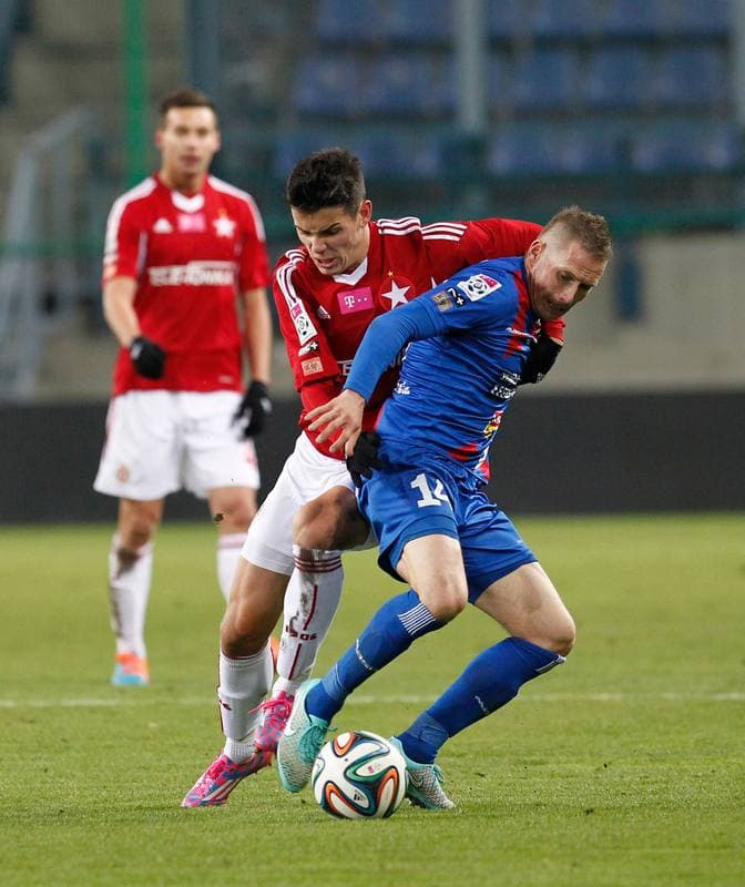 Football. T-Mobile Ekstraklasa. Wisla Krakow - Podbeskidzie Bielsko Biala. 24.10.2014