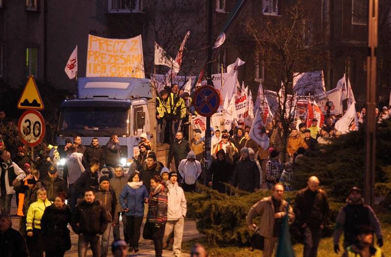 Manifestacja w Obronie Kopaln. Zabrze. 17.01.2015