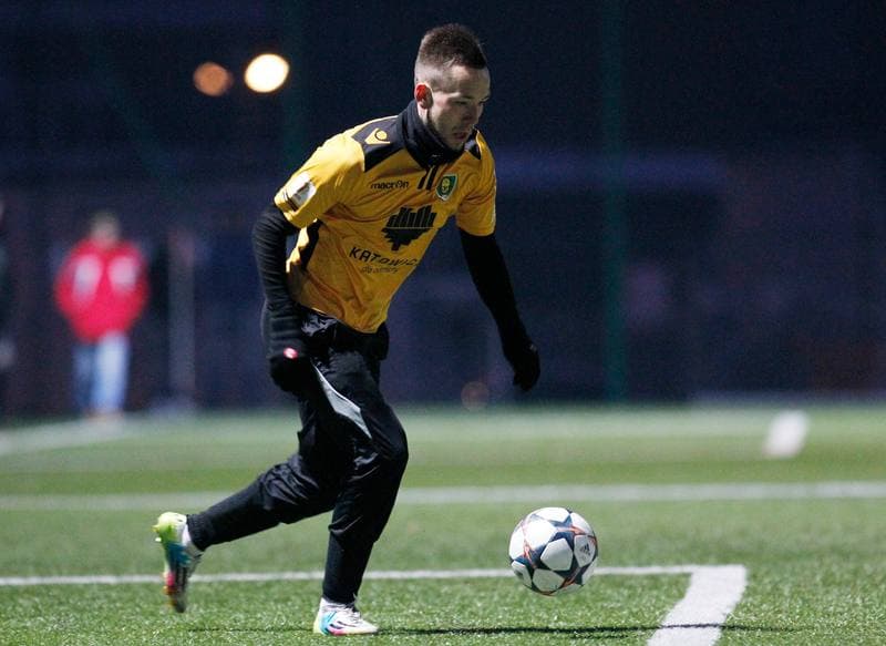 Football. Friendly Match. GKS Katowice - Gornik Walbrzych. 18.02.2015