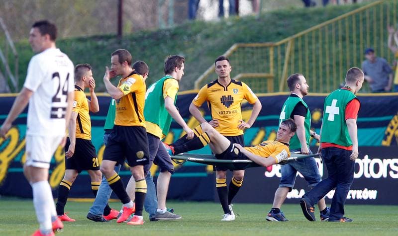Football. I Liga. GKS Katowice - Zaglebie Lubin. 25.04.2015