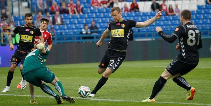 Football. T-Mobile Ekstraklasa. Wisla Krakow - Korona Kielce. 22.11.2013