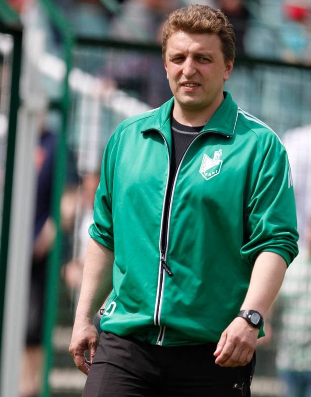 Football. III Liga Opolsko Slaska. Grunwald Ruda Slaska - Szombierki Bytom. 09.05.2015