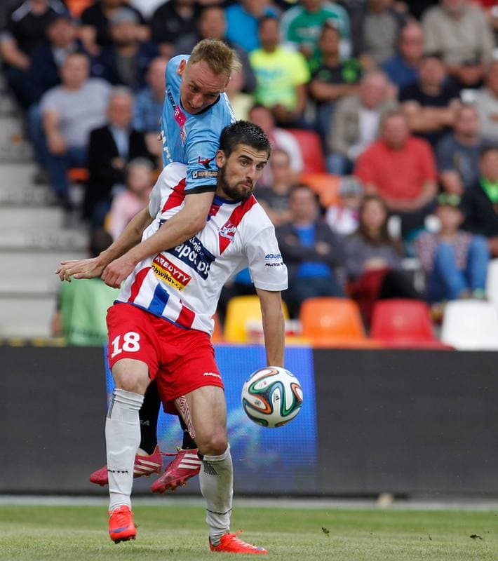 Football. T-Mobile Ekstraklasa. Podbeskidzie Bielsko Biala - Cracovia Krakow. 29.05.2015
