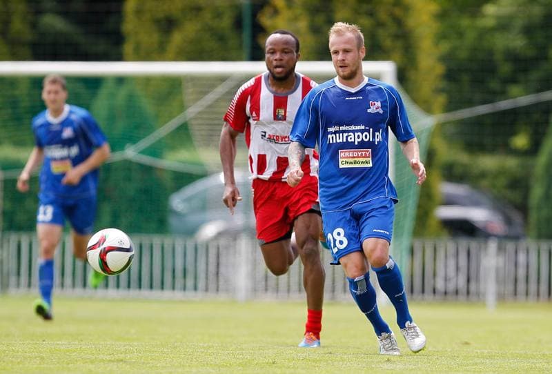 Football. Sparing. Podbeskidzie Bielsko Biala - LZS Piotrowka. 24.06.2015