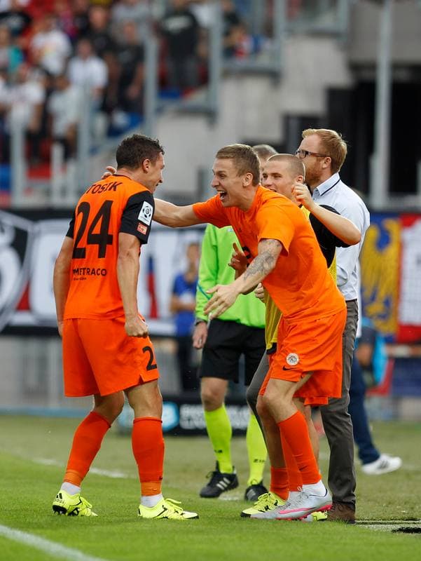 Football. T-Mobile Ekstraklasa. Gornik Zabrze - Zaglebie Lubin. 16.09.2013