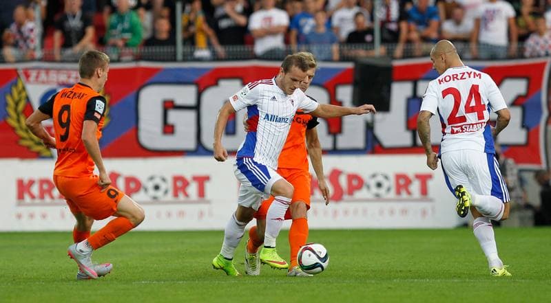 Football. T-Mobile Ekstraklasa. Gornik Zabrze - Zaglebie Lubin. 16.09.2013