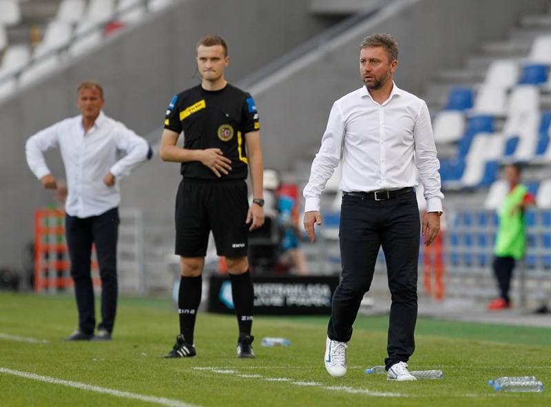Football. PKO BP Ekstraklasa. Podbeskidzie Bielsko Biala - Lechia Gdansk. 28.08.2015