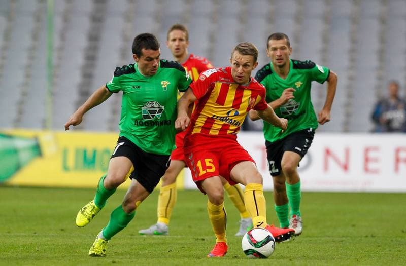 Football. PKO BP Ekstraklasa. Korona Kielce - Gornik Leczna. 21.09.2015