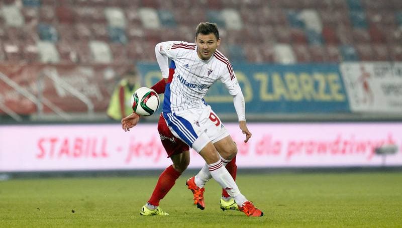 Football. T-Mobile Ekstraklasa. Gornik Zabrze - Podbeskidzie Bielsko Biala. 24.11.2013