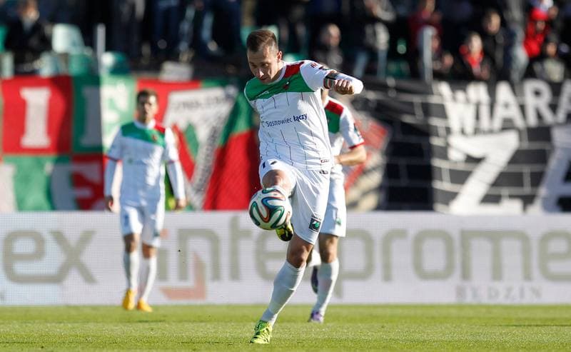 Football. Polish First League. Zaglebie Sosnowiec - Chrobry Glogow. 08.11.2015