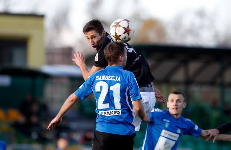 Football. I Liga. Rozwoj Katowice - Sandecja Nowy Sacz. 14.11.2015