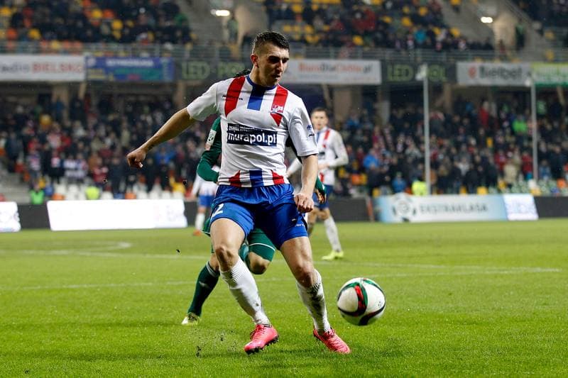 Football. T-Mobile Ekstraklasa. Podbeskidzie Bielsko Biala - Slask Wroclaw. 03.10.2014
