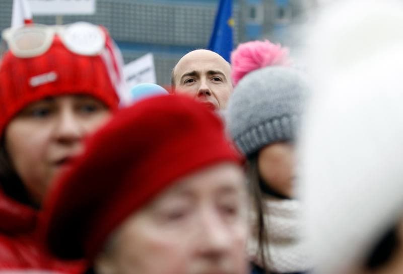 Manifestacja KOD. Katowice. 09.01.2016