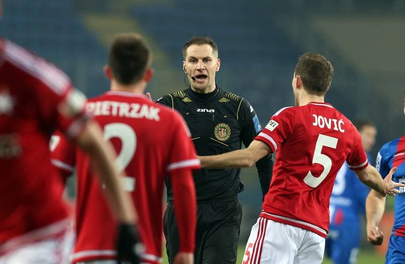 Football. Ekstraklasa. Wisla Krakow - Podbeskidzie Bielsko Biala. 27.02.2016