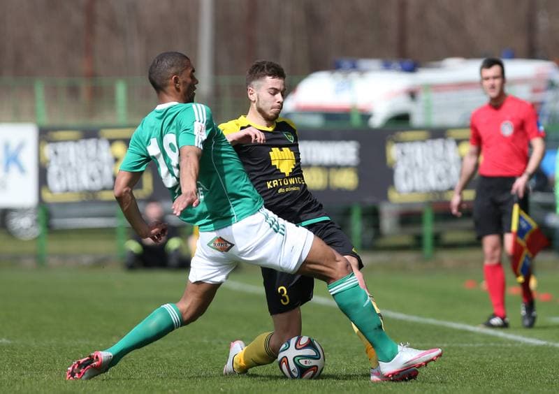 Football. I Liga. GKS Katowice - GKS Belchatow. 03.04.2016