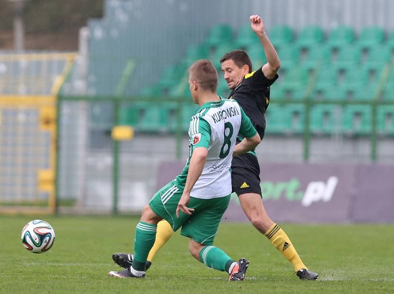 Football. I Liga. GKS Katowice - Olimpia Grudziadz. 16.04.2016