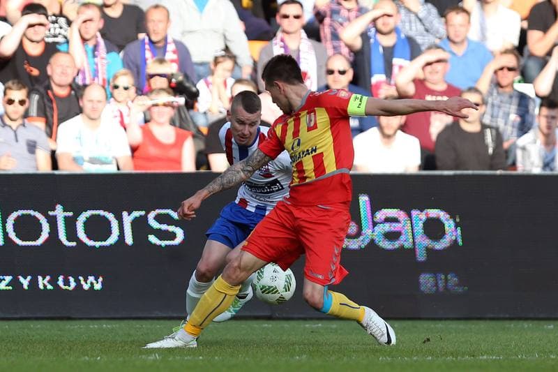 Football. Ekstraklasa. Podbeskidzie Bielsko-Biala - Korona Kielce. 06.05.2016