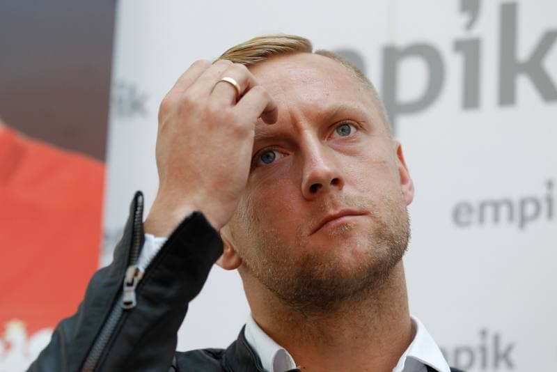 Football. Kamil Glik. Press Conference. 04.06.2016