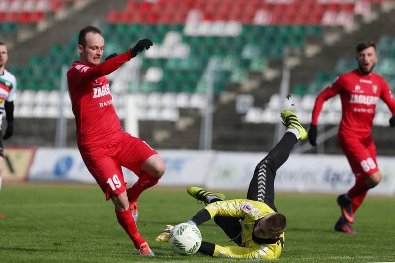 Football. Sparing. Zaglebie Sosnowiec - GKS Tychy. 25.02.2017