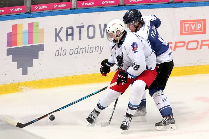 Ice Hockey. Polska Hokej Liga. SMS PZHL Katowice - Automatyka Gdansk. 12.10.2017