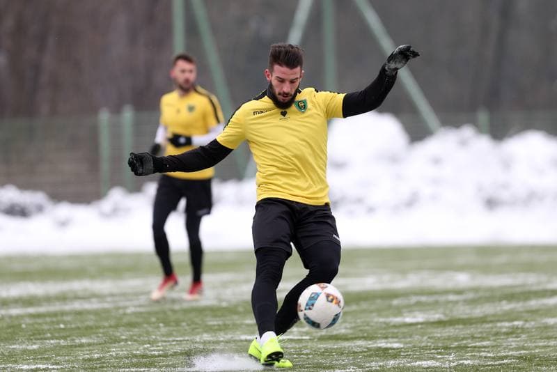 Football. Sparing. GKS Katowice - Fotbal Trinec. 25.01.2019