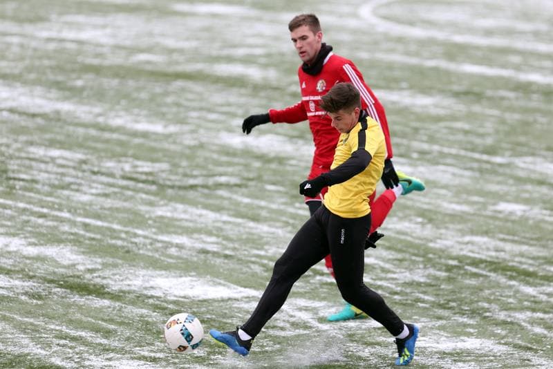 Football. Sparing. GKS Katowice - Fotbal Trinec. 25.01.2019