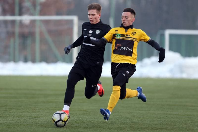 Football. Sparing. Rozwoj Katowice - GKS 1962 Jastrzebie. 30.01.2019