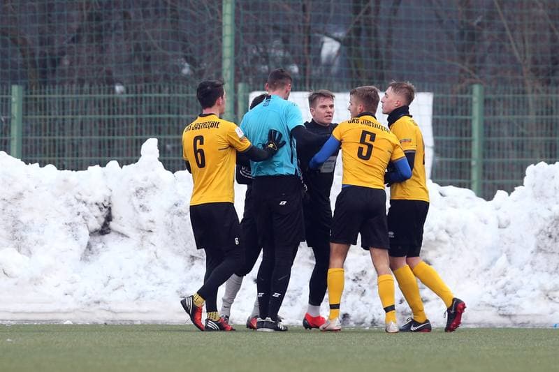 Football. Sparing. Rozwoj Katowice - GKS 1962 Jastrzebie. 30.01.2019