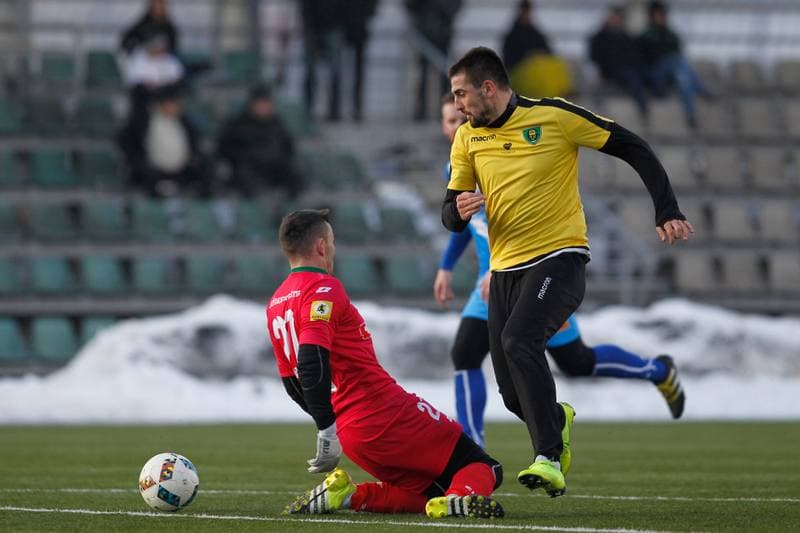 Football. Sparing. GKS Katowice - MFK Frydek-Mistek. 30.01.2019