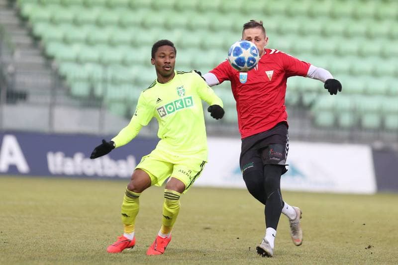 Football. Sparing. MFK Karvina - GKS Tychy. 01.02.2019