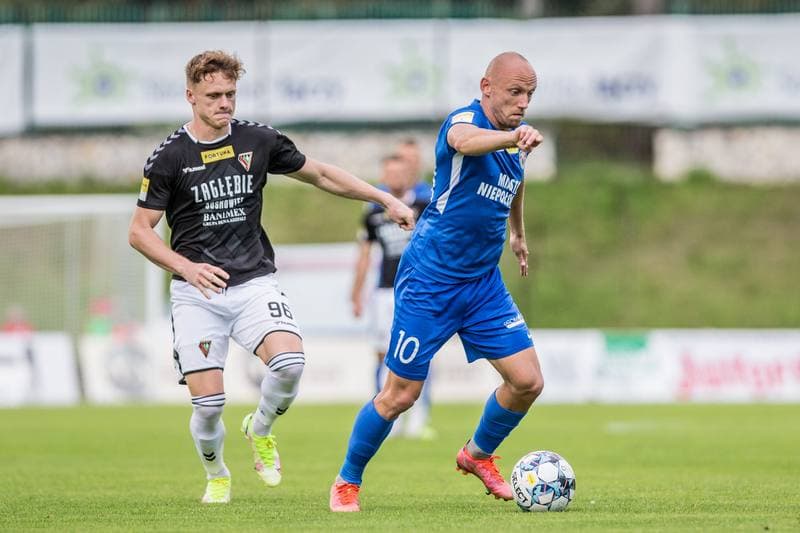 Football. Fortuna I Liga. Zaglebie Sosnowiec - Puszcza Niepolomice. 12.09.2021