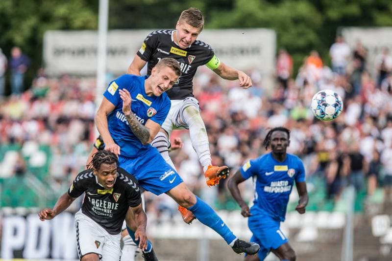 Football. Fortuna I Liga. Zaglebie Sosnowiec - Puszcza Niepolomice. 12.09.2021
