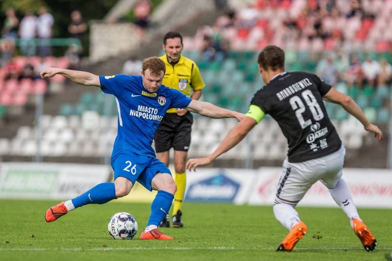 Football. Fortuna I Liga. Zaglebie Sosnowiec - Puszcza Niepolomice. 12.09.2021