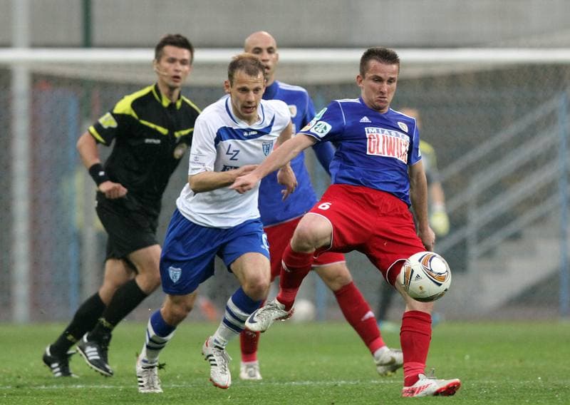 Football. I liga. Piast Gliwice - Flota Swinoujscie. 04.05.2012
