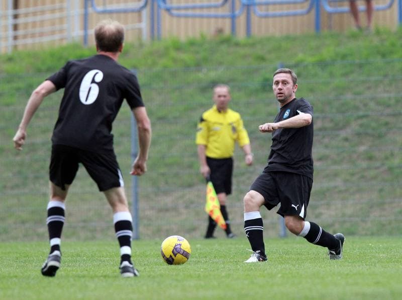 Football. Polish Cup. Naprzod Lipiny - Reprezentacja Slaskich Oldboyow. 22.08.2014