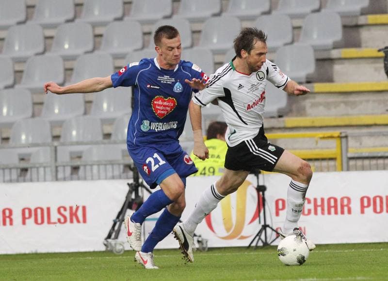 Football. Puchar Polski. Legia Warsaw - Ruch Chorzow. 24.04.2012